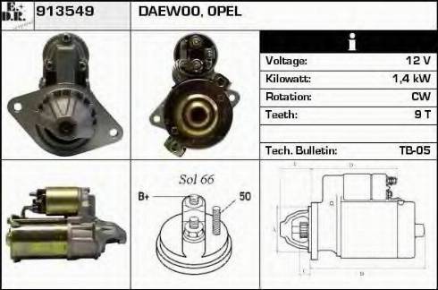 EDR 913549 - Démarreur cwaw.fr