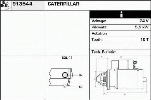 EDR 913544 - Démarreur cwaw.fr