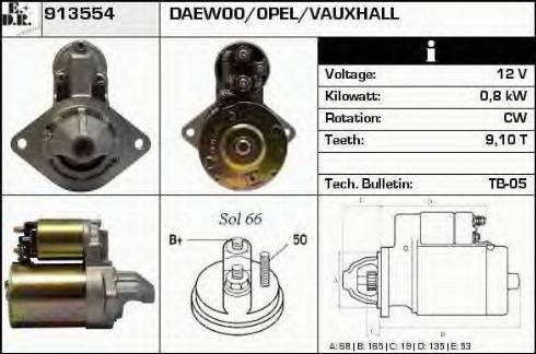 EDR 913554 - Démarreur cwaw.fr