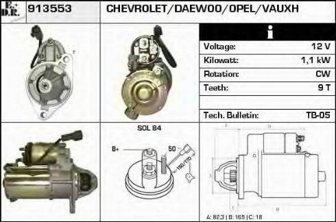 EDR 913553 - Démarreur cwaw.fr