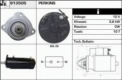 EDR 913505 - Démarreur cwaw.fr