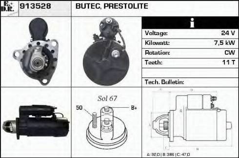 EDR 913528 - Démarreur cwaw.fr