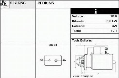 EDR 913656 - Démarreur cwaw.fr