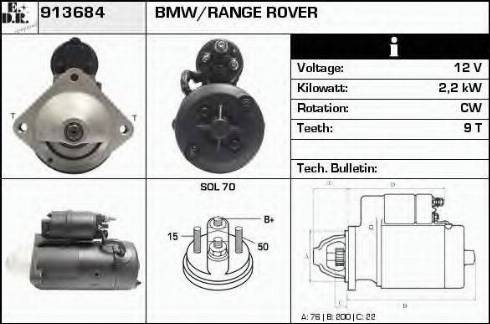 EDR 913684 - Démarreur cwaw.fr