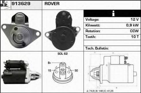 EDR 913629 - Démarreur cwaw.fr