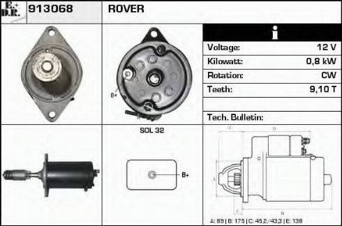 EDR 913068 - Démarreur cwaw.fr