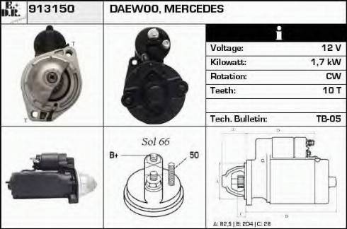 EDR 913150 - Démarreur cwaw.fr