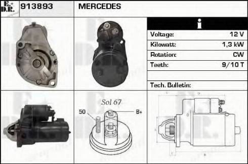 EDR 913893 - Démarreur cwaw.fr