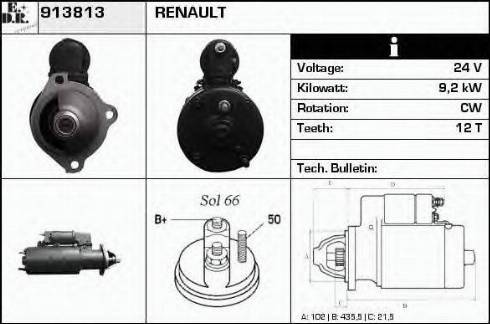 EDR 913813 - Démarreur cwaw.fr