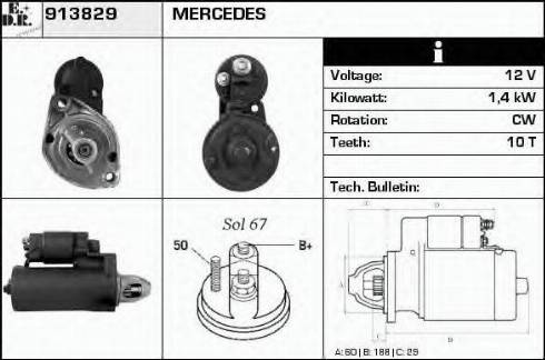 EDR 913829 - Démarreur cwaw.fr