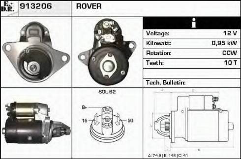 EDR 913206 - Démarreur cwaw.fr