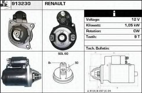 EDR 913230 - Démarreur cwaw.fr