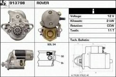 EDR 913798 - Démarreur cwaw.fr