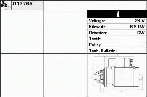 EDR 913765 - Démarreur cwaw.fr