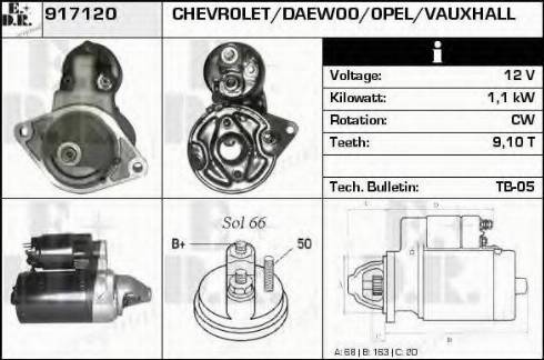 EDR 917120 - Démarreur cwaw.fr