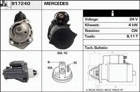 EDR 917240 - Démarreur cwaw.fr