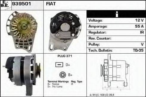 EDR 939501 - Alternateur cwaw.fr