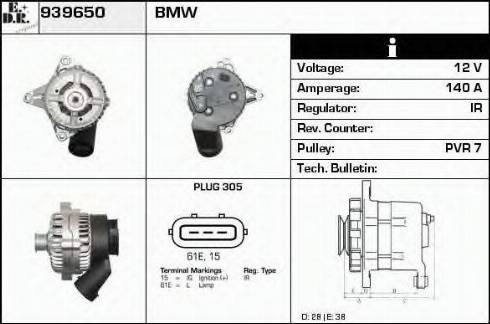 EDR 939650 - Alternateur cwaw.fr