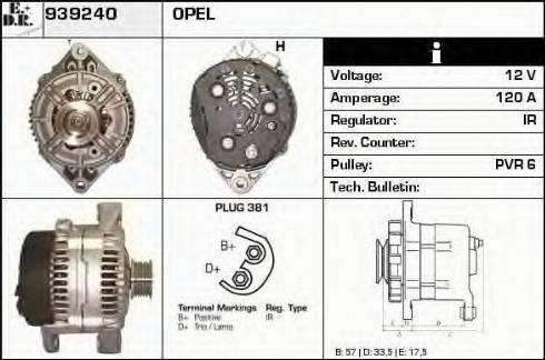 EDR 939240 - Alternateur cwaw.fr