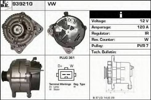 EDR 939210 - Alternateur cwaw.fr