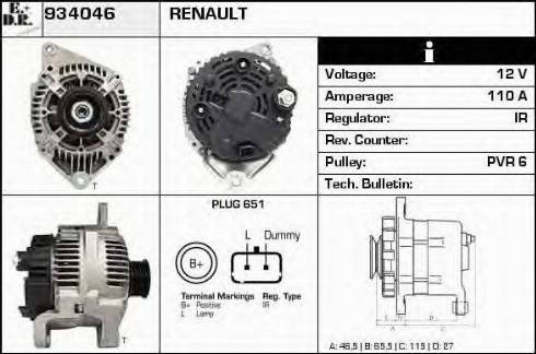 EDR 934046 - Alternateur cwaw.fr