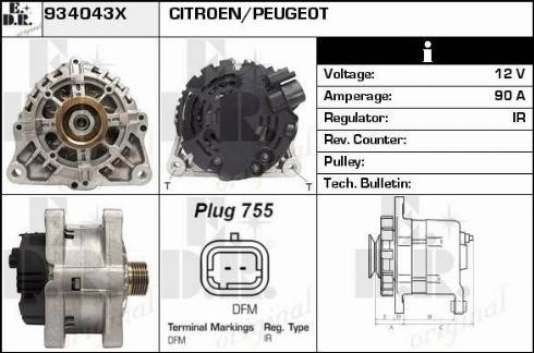 EDR 934043X - Alternateur cwaw.fr