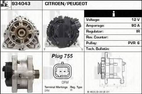 EDR 934043 - Alternateur cwaw.fr