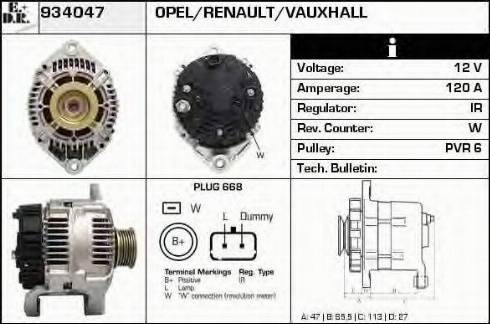 EDR 934047 - Alternateur cwaw.fr