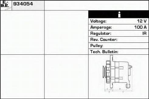 EDR 934054 - Alternateur cwaw.fr