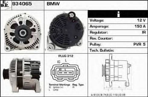 EDR 934065 - Alternateur cwaw.fr