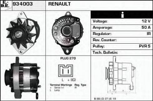 EDR 934003 - Alternateur cwaw.fr