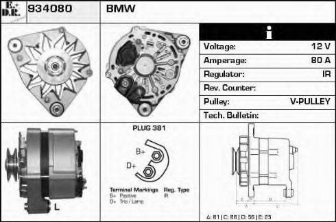 EDR 934080 - Alternateur cwaw.fr