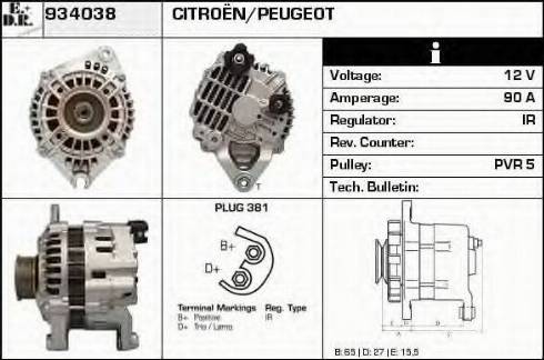 EDR 934038 - Alternateur cwaw.fr