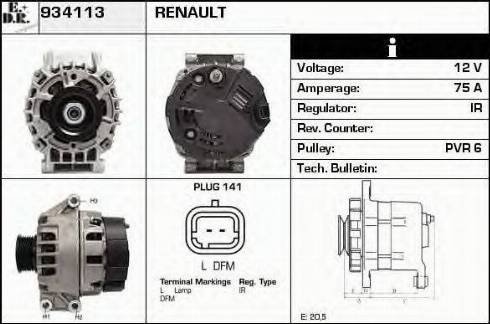 EDR 934113 - Alternateur cwaw.fr