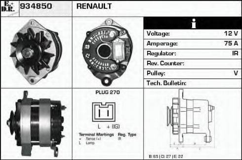 EDR 934850 - Alternateur cwaw.fr