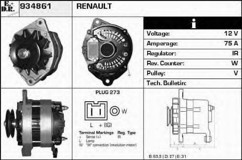 EDR 934861 - Alternateur cwaw.fr