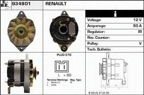 EDR 934801 - Alternateur cwaw.fr