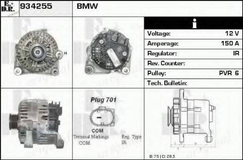 EDR 934255 - Alternateur cwaw.fr