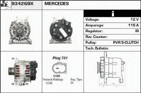 EDR 934269X - Alternateur cwaw.fr