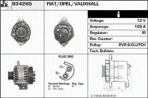 EDR 934265 - Alternateur cwaw.fr