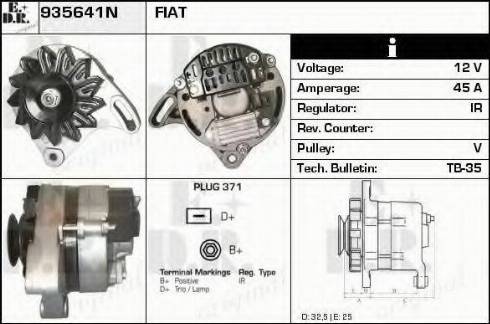 EDR 935641N - Alternateur cwaw.fr