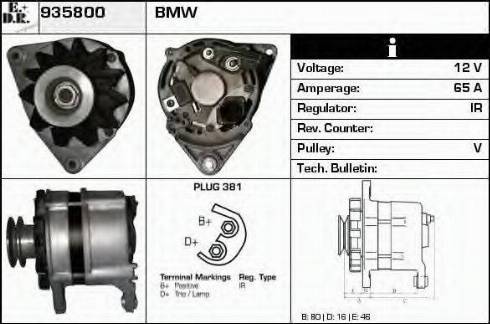 EDR 935800 - Alternateur cwaw.fr