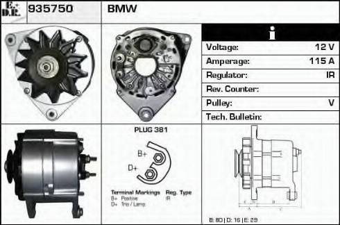 EDR 935750 - Alternateur cwaw.fr