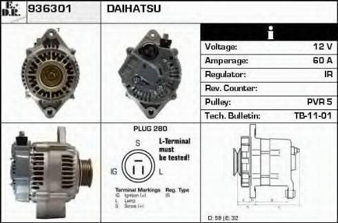 EDR 936301 - Alternateur cwaw.fr