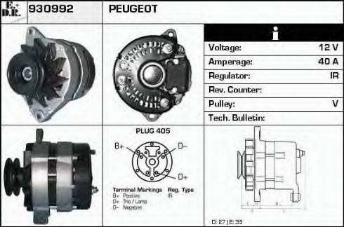 EDR 930992 - Alternateur cwaw.fr