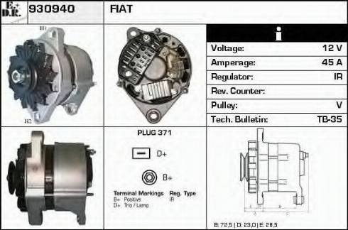 EDR 930940 - Alternateur cwaw.fr