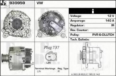 EDR 930959 - Alternateur cwaw.fr