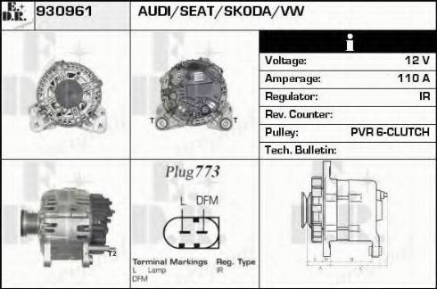 EDR 930961 - Alternateur cwaw.fr