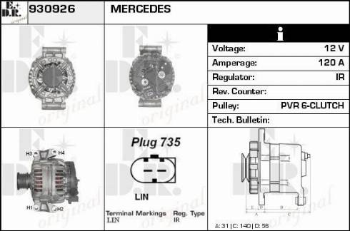 EDR 930926 - Alternateur cwaw.fr