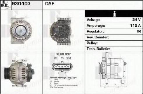 EDR 930403 - Alternateur cwaw.fr